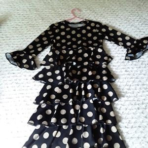 Custom ruffled dress